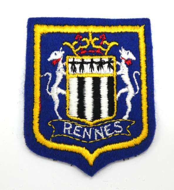 Ecusson brodé ville Rennes