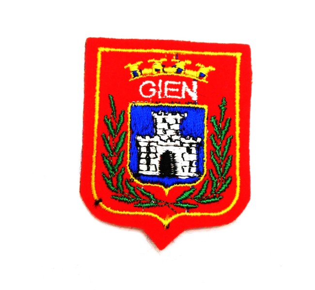 Ecusson brodé ville Gien