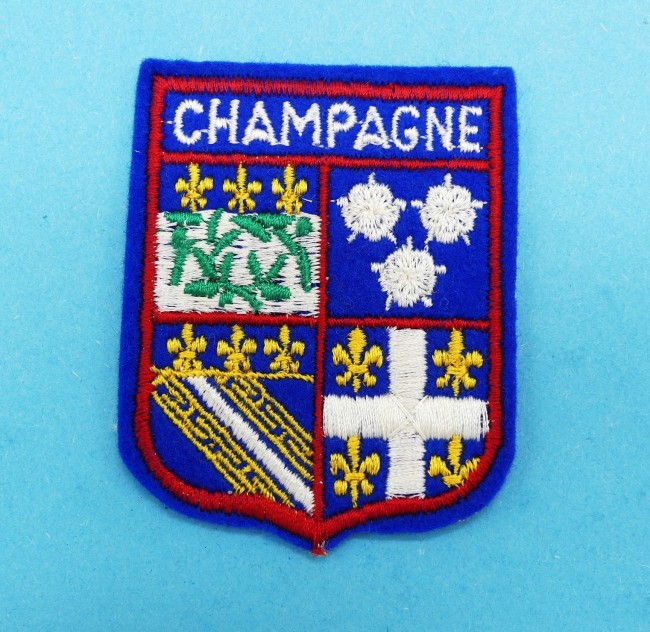 Ecusson brodé ville Champagne