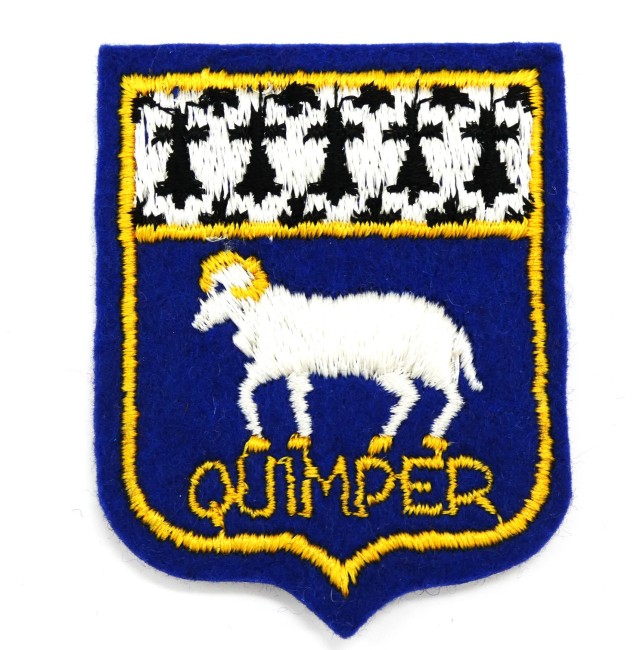 Ecusson brodé ville Quimper 