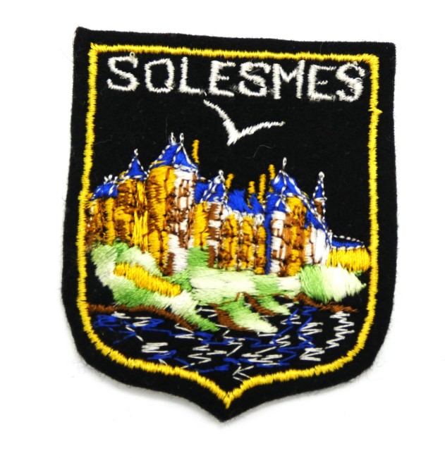 Ecusson  brodé ville SOLESMES