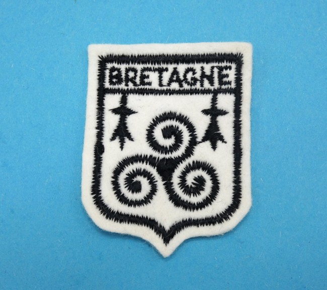 Ecusson collection brodé ville / région Bretagne