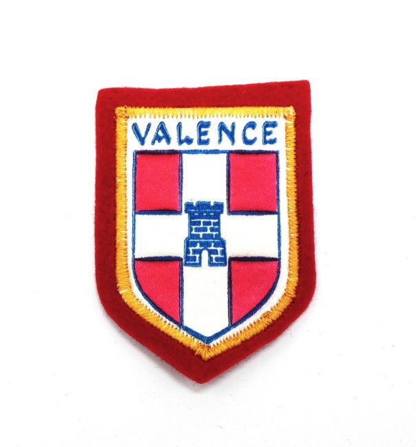 Ecusson brodé ville Valence 