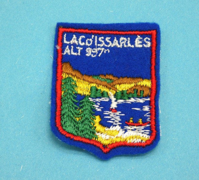 Ecusson brodé Lac d'Issarlès Alt 997 m 