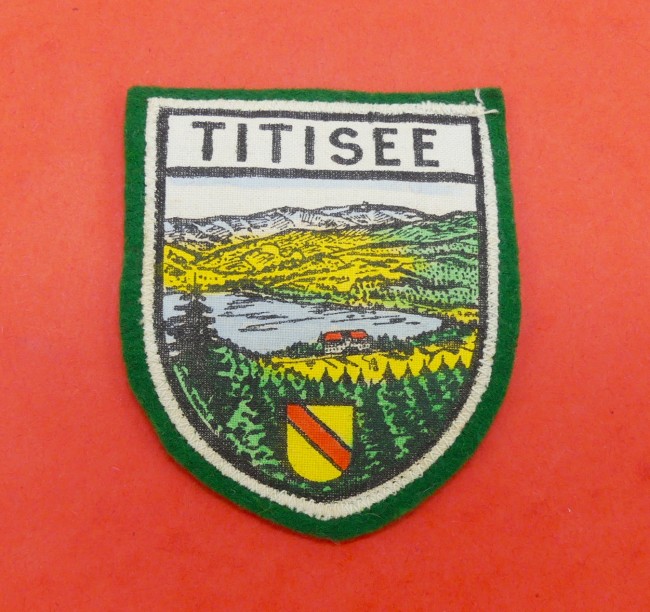 Occasion écusson ville tissu feutrine TITISEE 