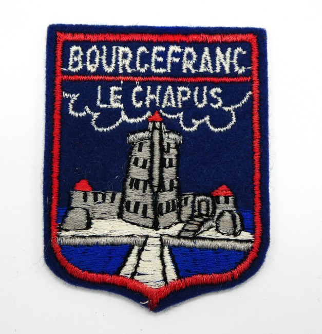 Ecusson brodé ville Bourcefranc Le Chapus