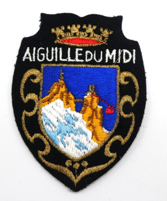 Ecusson meresse brodé aiguille du midi 