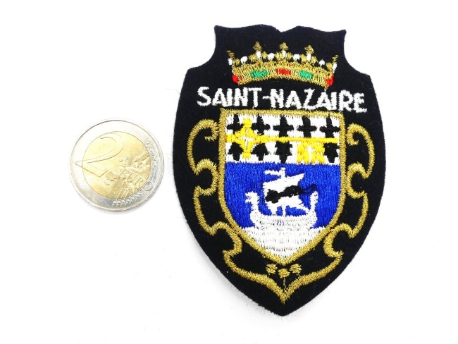 Ecusson meresse brodé ville Saint Nazaire 