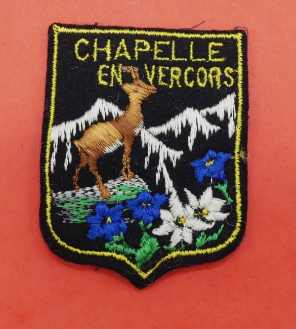 Ecusson brodé collection Chapelle en Vercors 