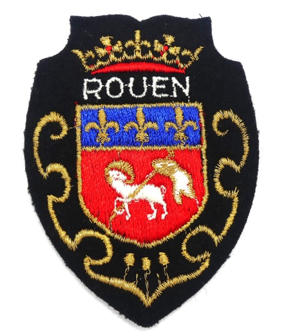 Ecusson brodé ville Rouen 