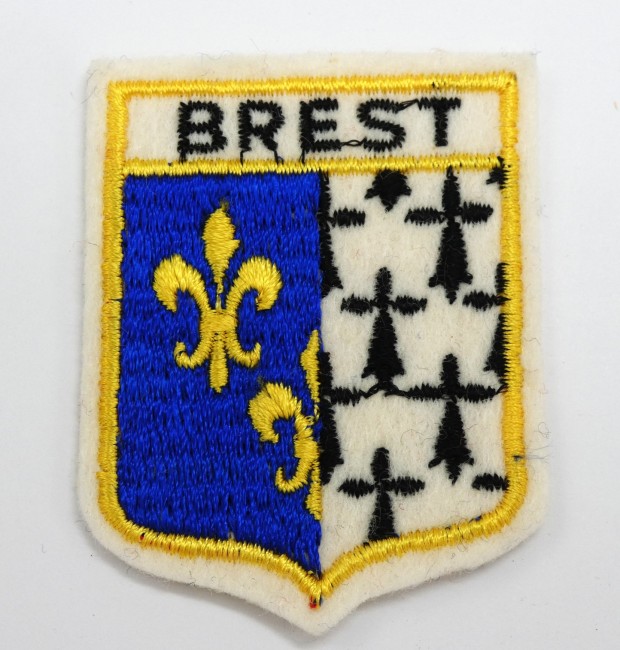 Ecusson brodé ville BREST 