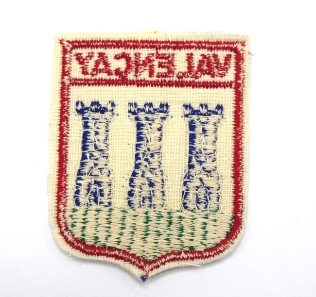 Ecusson brodé ville Valençay