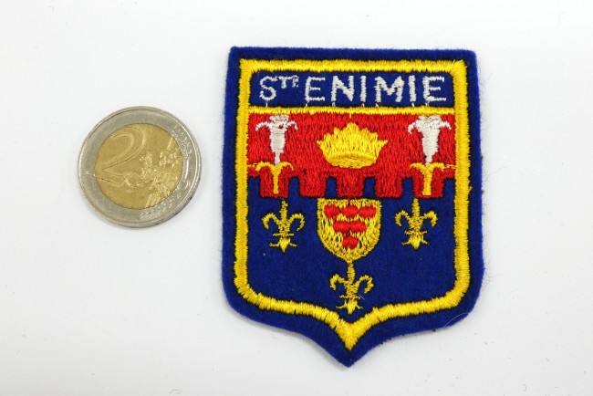Ecusson brodé ville Ste ENIMIE 