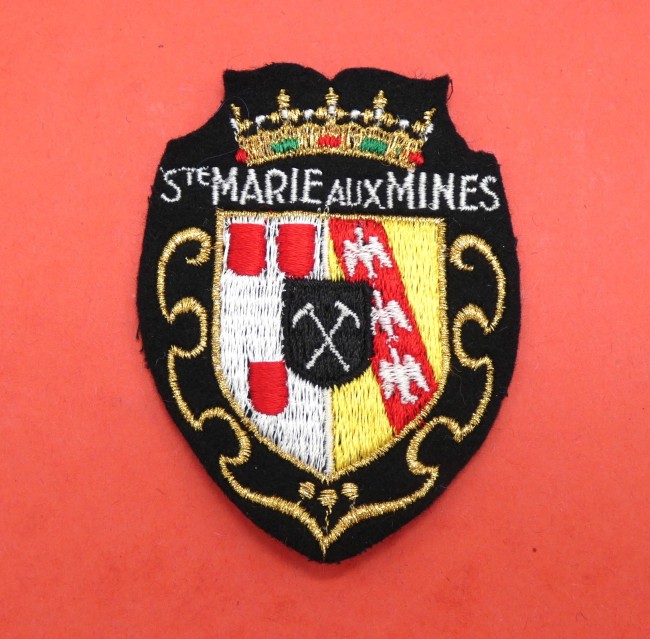 Ecusson brodé ville Ste MARIE AUX MINES 