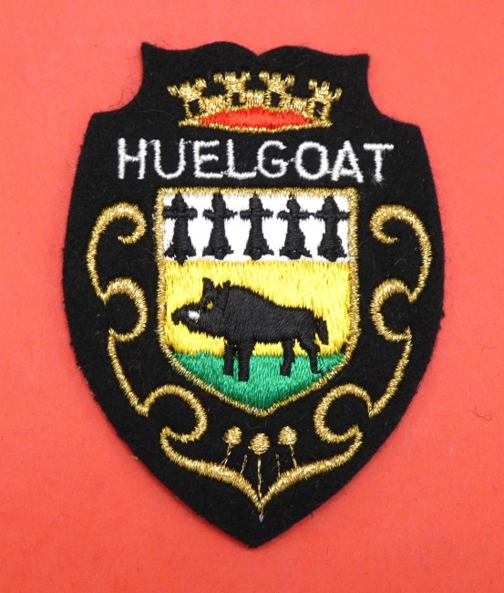 Ecusson brodé ville Huelgoat