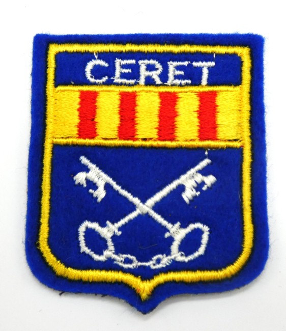 Ecusson brodé ville CERET