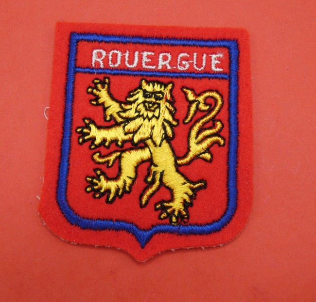 Ecusson brodé ville ROUERGUE