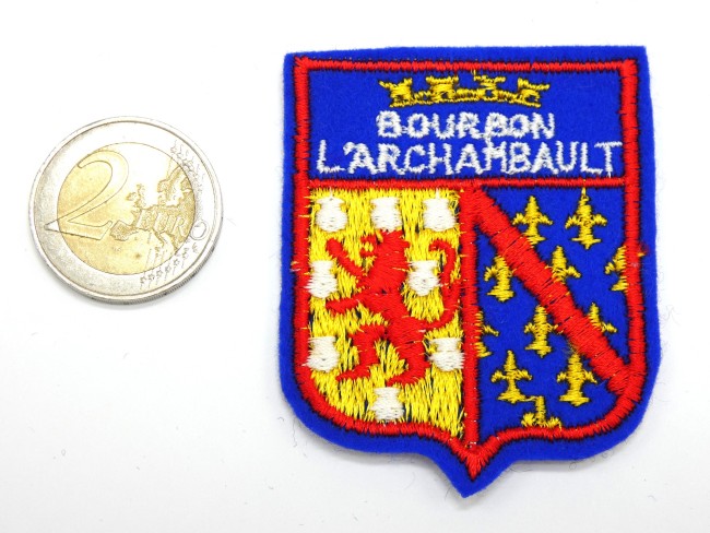 Ecusson brodé ville Bourbon L ' Archambault