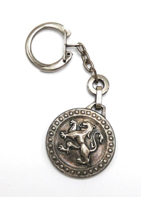 Porte clé ancien collection métal voiture peugot