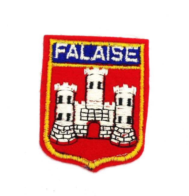 Ecusson brodé ville Falaise 