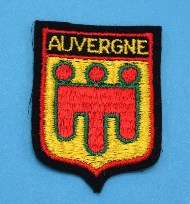 Ecusson brodé ville Auvergne 