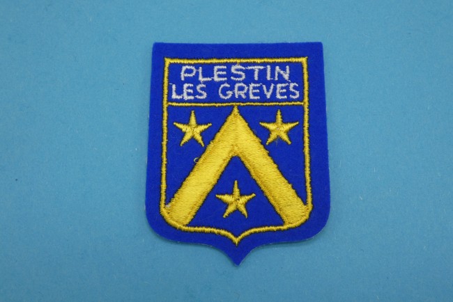 Ecusson brodé ville Plestin Les Grèves