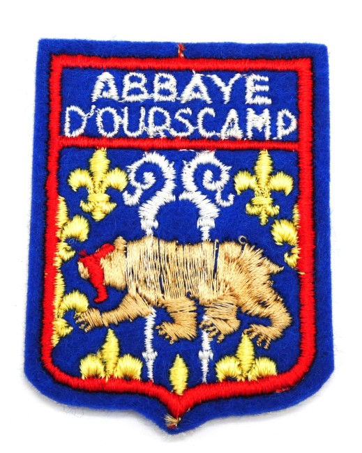 Ecusson brodé ville ABBAYE D ' OURSCAMP