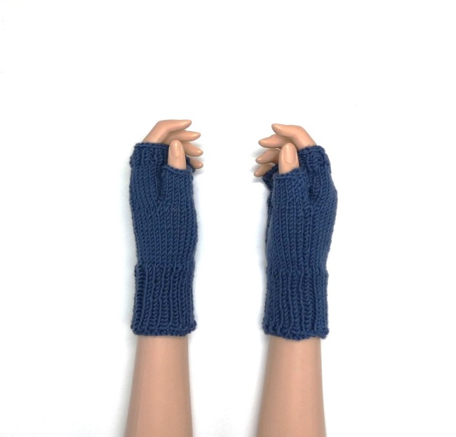   Mitaine femme Katia Merino sport bleu jean avec pouce C 12