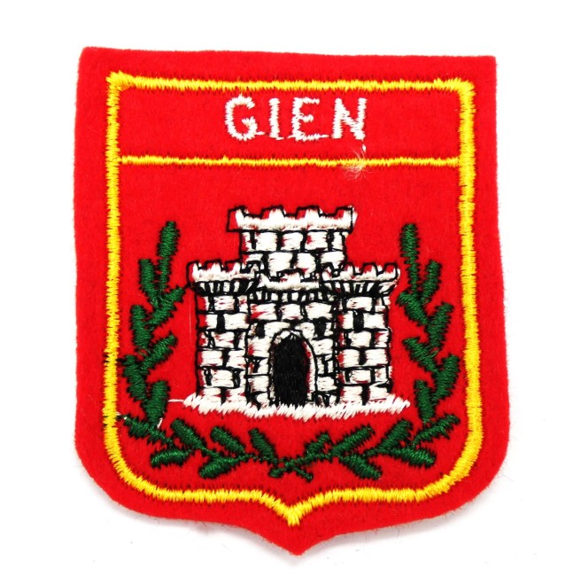 Ecusson brodé ville Gien 