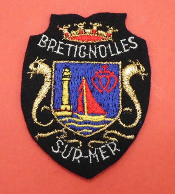 Ecusson brodé Bretignolles sur Mer 