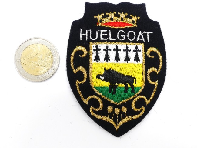 Ecusson brodé ville Huelgoat 