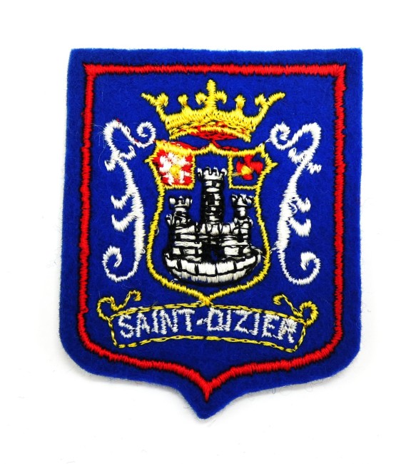 Ecusson brodé ville Saint - Dizier