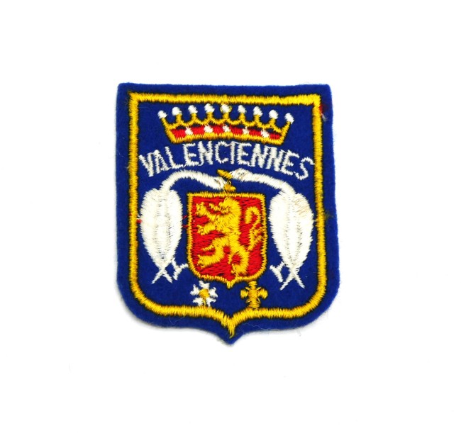 Ecusson brodé ville Valenciennes 