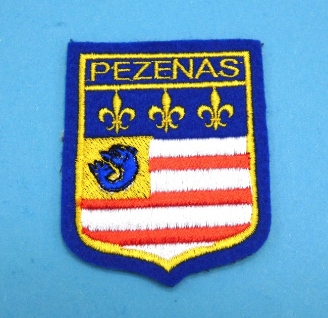 Ecusson brodé ville PEZENAS