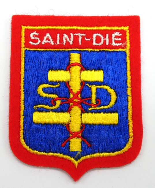P1080038 Ecusson brodé ville SAINT - DIE