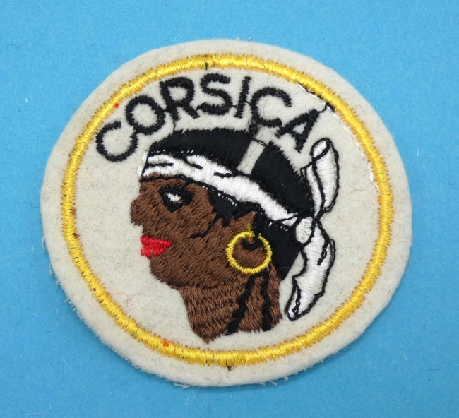 Ecusson brodé ville CORSICA / Corse 