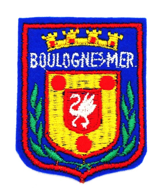 Ecusson brodé Boulogne sur Mer