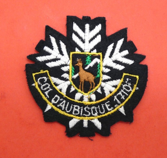 Ecusson brodé Col d 'Aubisque 1710 m 