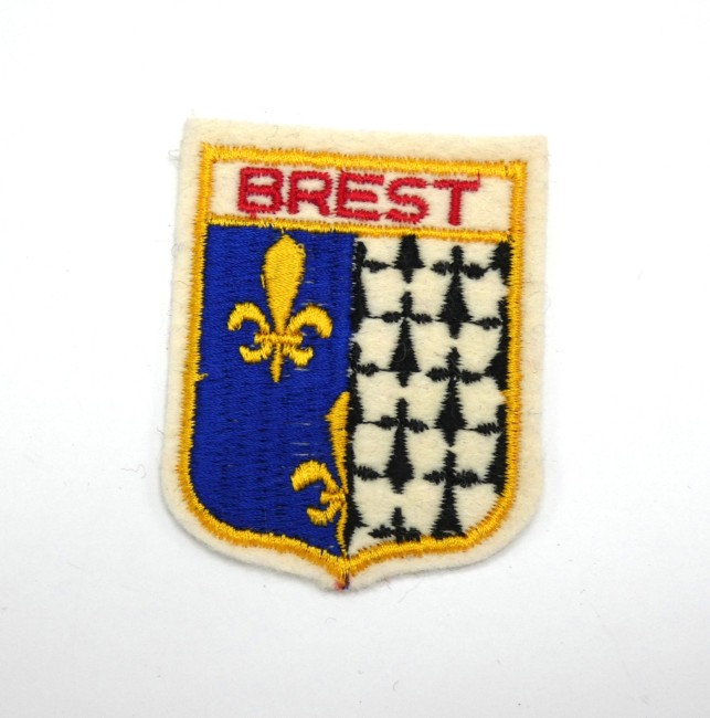 Ecusson brodé ville BREST