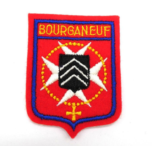 Ecusson brodé ville BOURGANEUF