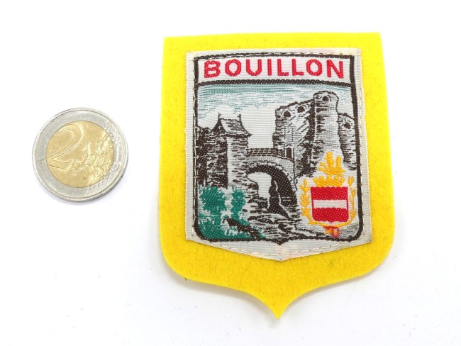 Ecusson brodé ville BOUILLON 