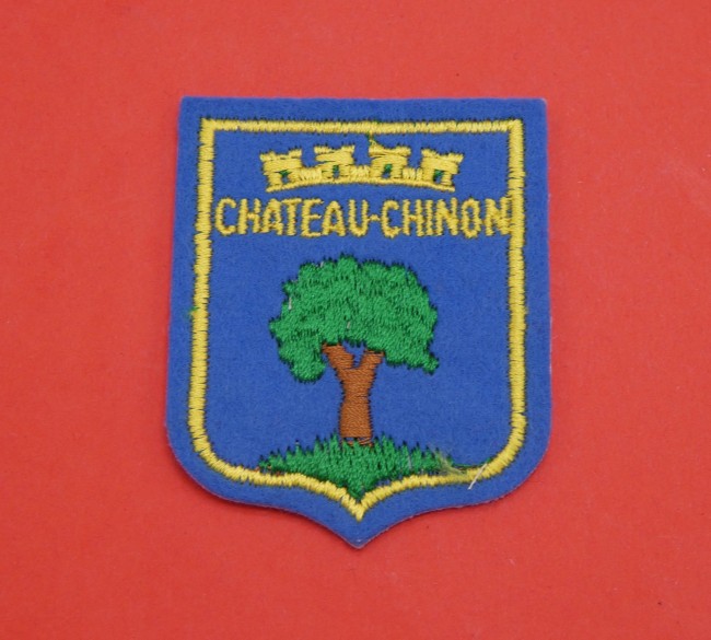 Ecusson brodé ville Château - Chinon