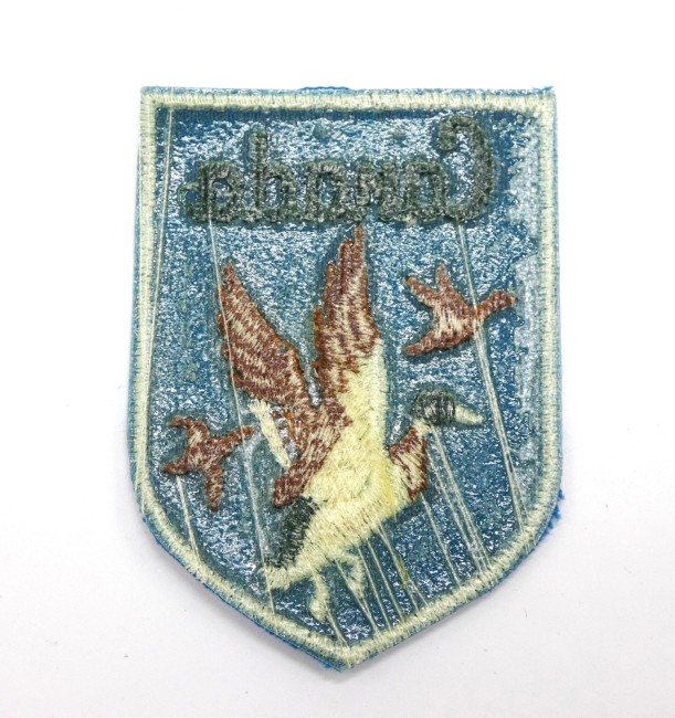 Ecusson brodé CANADA motif canard 