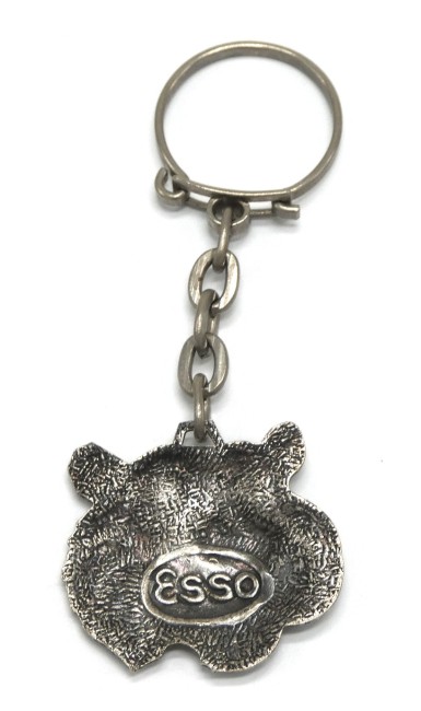 Porte clé métal tigre ESSO collection 