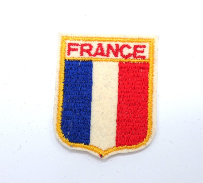 Ecusson brodé pays ville FRANCE
