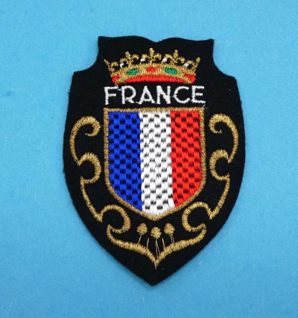 Ecusson meresse brodé pays FRANCE