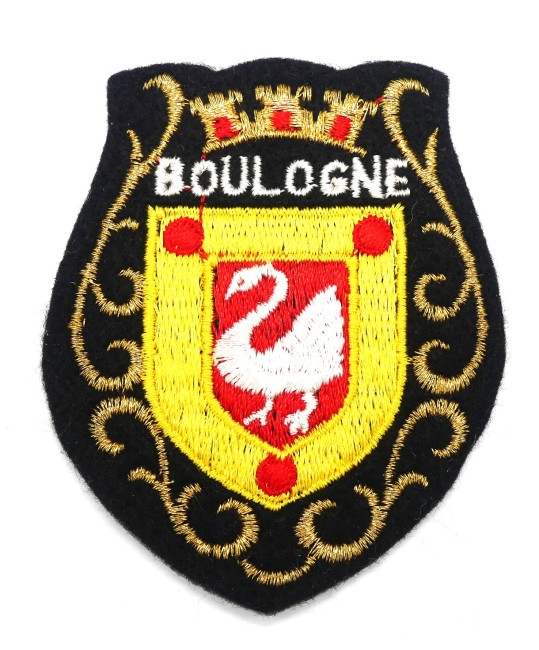Ecusson brodé ville Boulogne