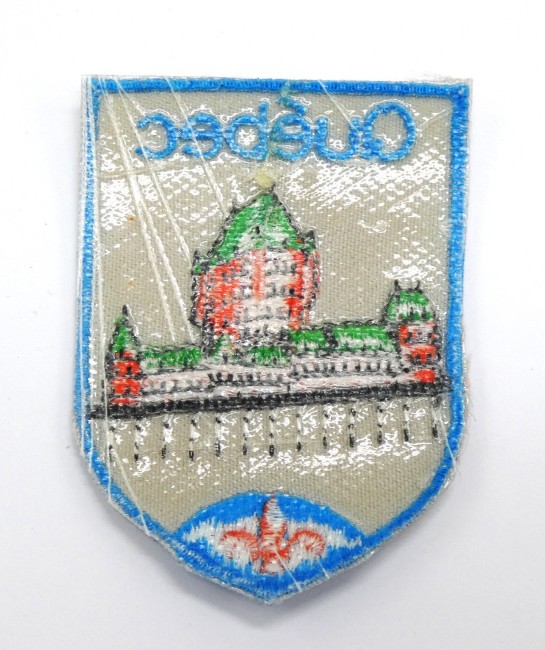 Ecusson city ville patch Québec Canada)  7 cm X 5 cm
