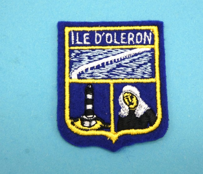 Ecusson brodé Île d 'Oléron à coudre pour customisation 