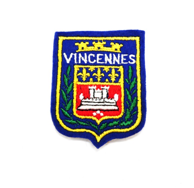 Ecusson brodé ville Vincennes
